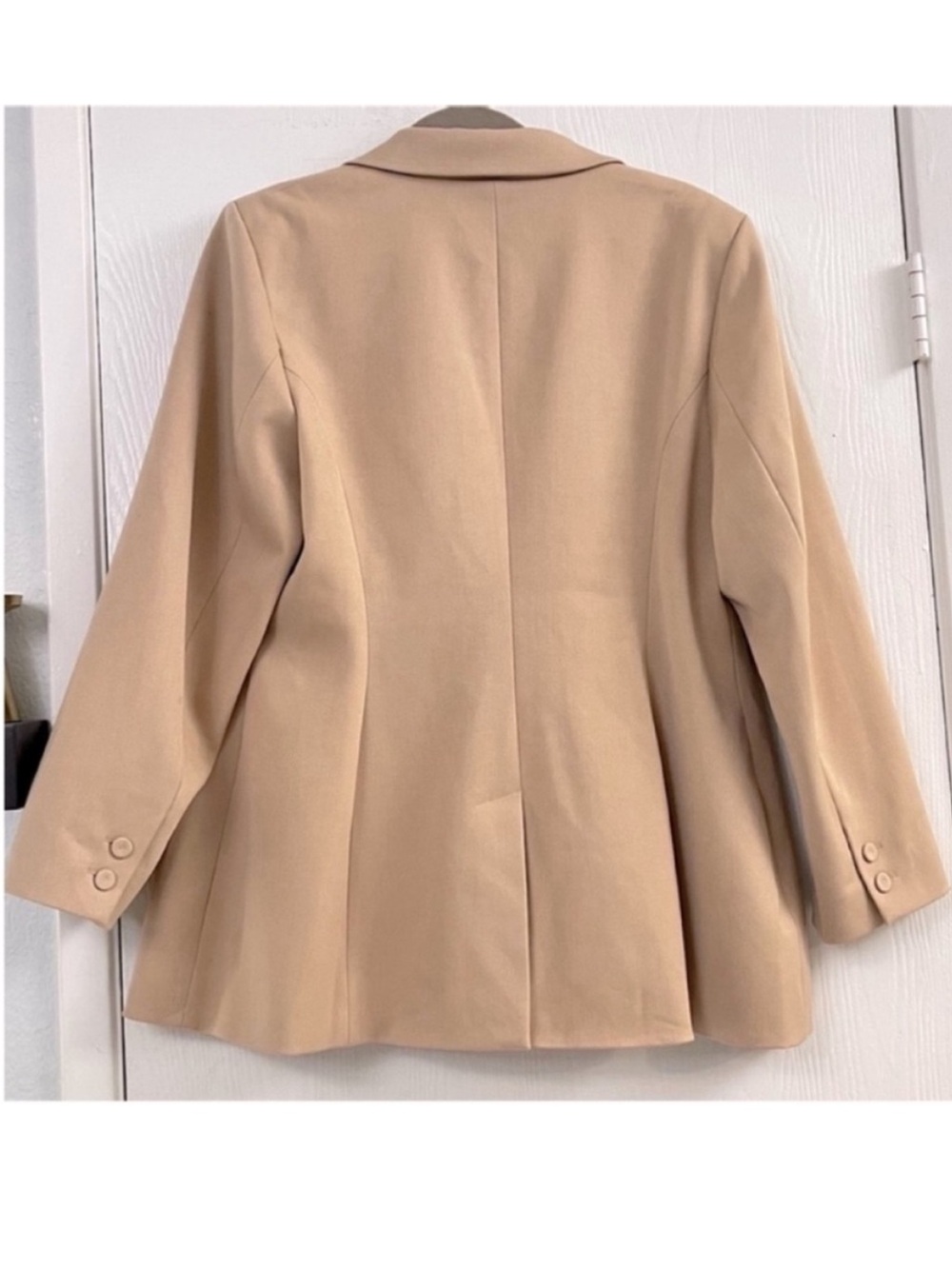 Favorite Daughter The Favorite Blazer Beige Stretch Jacket Neutral Size XL - Picture 5 of 13
